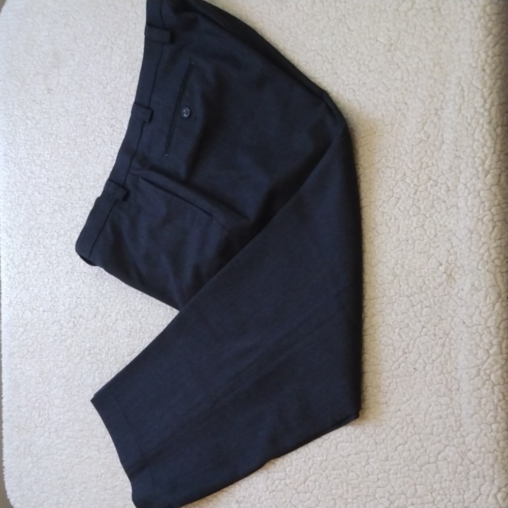Lauren Ralph Lauren Gray Flannel Wool Pants 39* - 27.75 - Picture 10 of 13